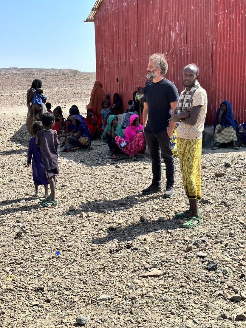 Boubker Benjelloun on a field visit