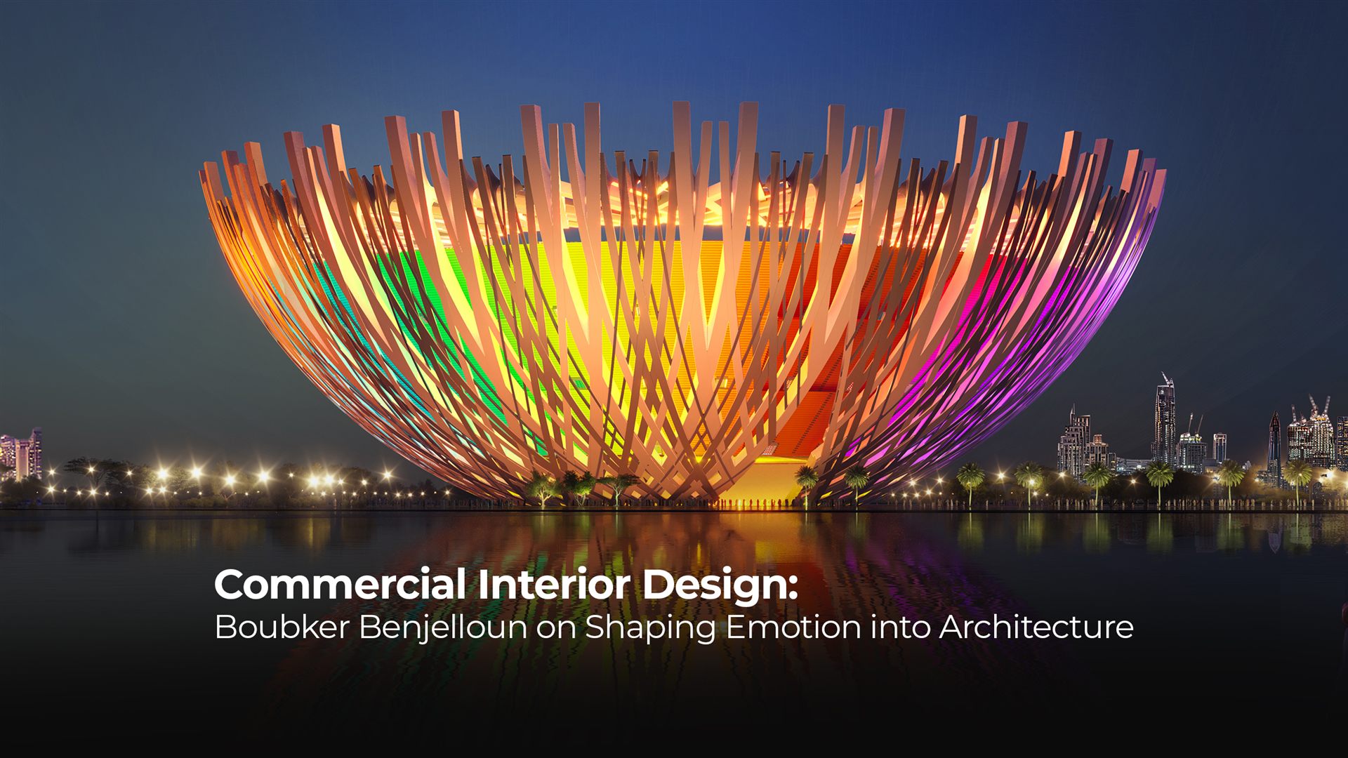 Meta Stadium concept by Benjelloun & Partners, featured in Commercial Interior Design